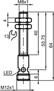 70133336 PEPPERL+FUCHS Näherungsschalter, Reedschalter