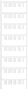 Polyamid Gerätemarkierer, (L x B) 10 x 2.5 mm, weiß, 1120 Stk