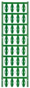 Polyamid Kabelmarkierer, beschriftbar, (B x H) 23 x 11 mm, max. Bündel-Ø 40 mm, grün, 1007590000