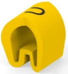 PVC Kabelmarkierer, Aufdruck "U", (L x B x H) 4.75 x 4.5 x 4.85 mm, max. Bündel-Ø 4.7 mm, gelb, EC0665-000