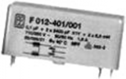 RFI Filter, 50 bis 60 Hz, 2 A, 110/250 VAC, 3.9 mH, Lötstift, F012-401/009