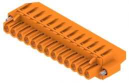 Stiftleiste, 13-polig, RM 5.08 mm, abgewinkelt, orange, 1950420000