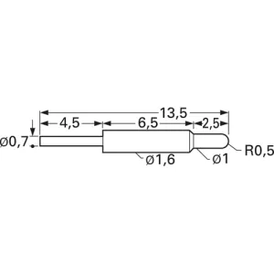 TK0060B.J.1,00.C.85.A Tekon Prüfstifte