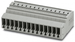 COMBI-Kupplung, Federzuganschluss, 0,08-4,0 mm², 14-polig, 24 A, 6 kV, grau, 3041639
