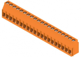 Leiterplattenklemme, 20-polig, RM 5.08 mm, 0,08-6,0 mm², 20 A, Zugbügel, orange, 1002010000
