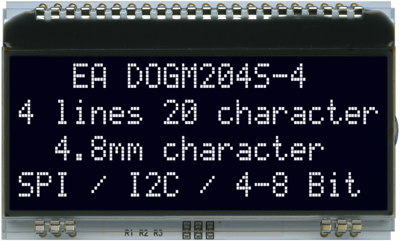 EA DOGM204S-A DISPLAY VISIONS LCD-Module