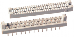 Leiterplattensteckverbinder, 16-polig, RM 2.54 mm, gerade, grau, 22016.1