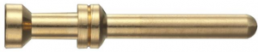 Stiftkontakt, 0,5 mm², AWG 20, Crimpanschluss, vergoldet, 09330006122