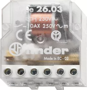 26.03.8.110.0000 Finder Stromstoßschalter und Dimmer