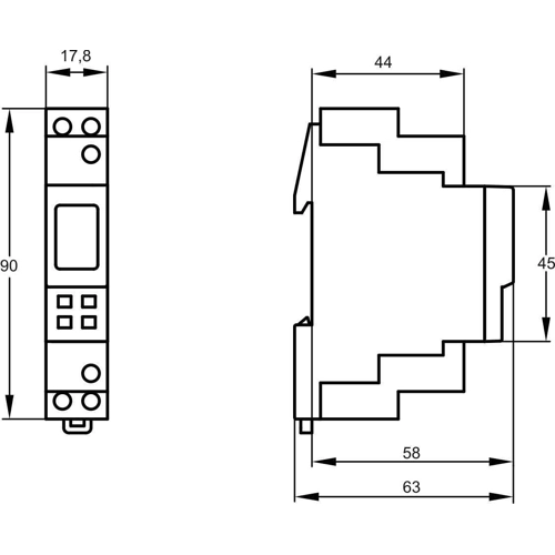 SC 08.11 PRO 230 V Hugo Müller Schaltuhren und Dämmerungsschalter Bild 3