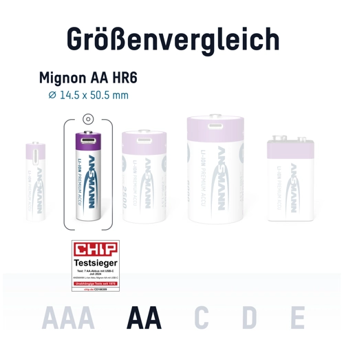 1312-0036 Ansmann Rundzellen-Akkus, 9V-Block-Akkus Bild 5