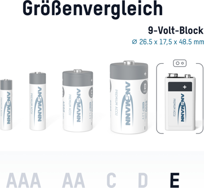 5035453 Ansmann Rundzellen-Akkus, 9V-Block-Akkus Bild 3
