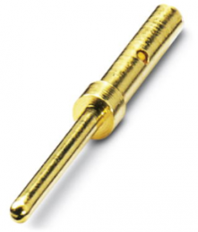 Stiftkontakt, 0,08-0,34 mm², AWG 28-22, Crimpanschluss, vergoldet, 1418789