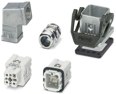 1424451 Phoenix Contact Rechtecksteckverbinder Sets