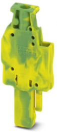Stecker, Schraubanschluss, 0,14-4,0 mm², 1-polig, 24 A, 6 kV, gelb/grün, 3045253