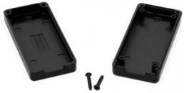ABS Miniatur-Gehäuse, (L x B x H) 65 x 30 x 15 mm, schwarz (RAL 9005), IP54, 1551USB3BK