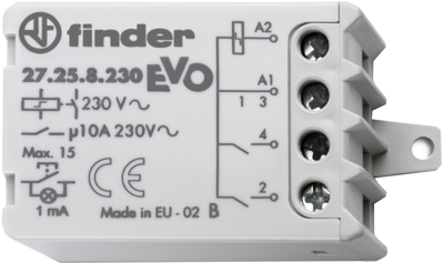 27.25.8.230.0000 Finder Stromstoßschalter und Dimmer