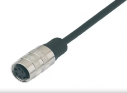 Sensor-Aktor Kabel, M16-Kupplung, gerade auf offenes Ende, 12-polig, 2 m, PUR, schwarz, 3 A, 79 6130 20 12