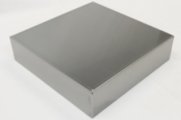 Aluminium Gehäuse, (L x B x H) 305 x 305 x 76 mm, natur, 1444-12123