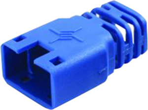 Knickschutztülle, Kabel-Ø 6 mm, ohne Rasthebelschutz, L 22.35 mm, Kunststoff, blau