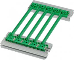 Guide Rail With Coding for CompactPCI/ VME64x, Offset 0,1'', PC, 220 mm, 2 mm Groove Width
