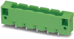 Stiftleiste, 4-polig, RM 7.62 mm, gerade, grün, 1812995