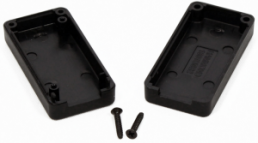 ABS Miniatur-Gehäuse, (L x B x H) 50 x 25 x 15 mm, schwarz (RAL 9005), IP54, 1551USB2BK
