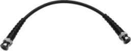 Koaxialkabel, BNC-Stecker (gerade) auf BNC-Stecker (gerade), 75 Ω, RG-58C/U, Tülle schwarz, 3 m, 100010179