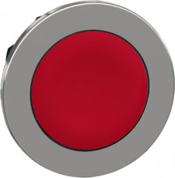 Frontelement, unbeleuchtet, tastend, Bund rund, rot, Einbau-Ø 30.5 mm, ZB4FA4