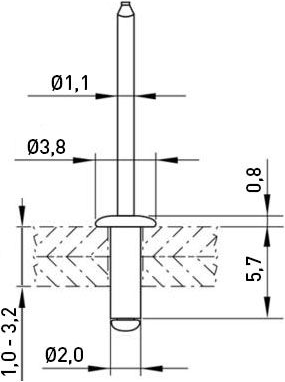001.08.138 Ettinger Nieten, Dübel Bild 2