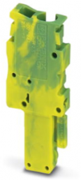 Stecker, Federzuganschluss, 0,08-4,0 mm², 1-polig, 24 A, 6 kV, gelb/grün, 3210800