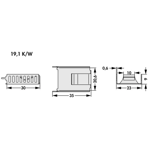 FK 272 MI 247 V Fischer Elektronik Kühlkörper Bild 2
