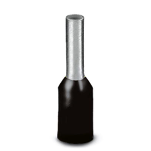 Isolierte Aderendhülse, 1,5 mm², 14 mm/8 mm lang, schwarz, 3200043