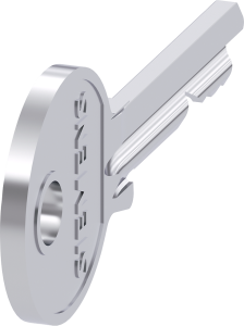 Schlüssel, (L x B x H) 53.2 x 2.2 x 21.5 mm, silber, für Serie 3SU1, 3SU1950-0FN80-0AA0