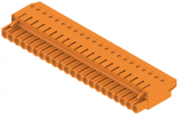 Stiftleiste, 22-polig, RM 5.08 mm, gerade, orange, 1501560000