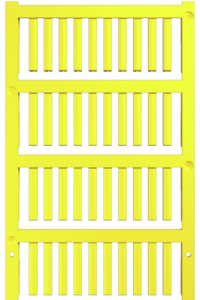 Polyamid Kabelmarkierer, beschriftbar, (B x H) 21 x 3.2 mm, max. Bündel-Ø 1.6 mm, gelb, 1918480000