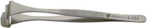 Wafer-Pinzette, unisoliert, antimagnetisch, Edelstahl, 130 mm, 5-424