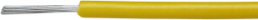 PVC-Schaltlitze, hochflexibel, LiYv, 1,5 mm², AWG 16, gelb, Außen-Ø 2,6 mm