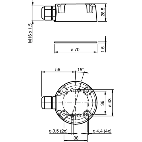 252539 PEPPERL+FUCHS Zubehör für Signalgeber Bild 2