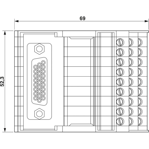 2322414 Phoenix Contact Übergabebausteine für Tragschienen Bild 2