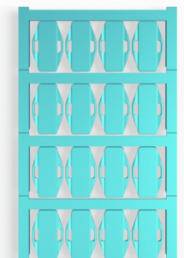 Polyamid Kabelmarkierer, beschriftbar, (B x H) 24 x 15 mm, max. Bündel-Ø 40 mm, blau, 1852500000