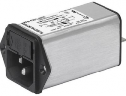 IEC-Stecker-C14, 50 bis 60 Hz, 10 A, 250 VAC, 300 µH, Flachstecker 6,3 mm, 4301.5209