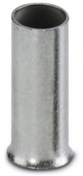 Unisolierte Aderendhülse, 6,0 mm², 10 mm lang, DIN 46228/1, silber, 3202520