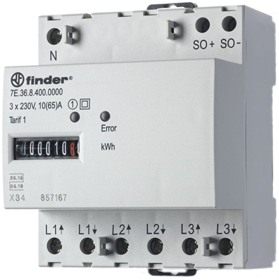 7E.36.8.400.0010 Finder Energiemessung