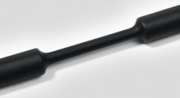 Wärmeschrumpfschlauch, 2:1, (2.4/1.2 mm), PVC, schwarz