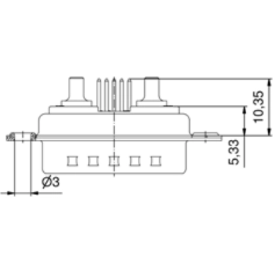 3013W6PAR69A10X CONEC D-Sub Steckverbinder Bild 2