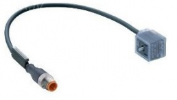 Sensor-Aktor Kabel, 3-polig, 0.6 m, PUR, schwarz, 934637575