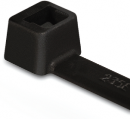 Kabelbinder innenverzahnt, Polyamid, (L x B) 260 x 3.3 mm, Bündel-Ø 1.5 bis 65 mm, schwarz, -40 bis 105 °C