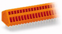 Leiterplattenklemme, 12-polig, RM 2.54 mm, 0,08-0,5 mm², 6 A, Käfigklemme, orange, 233-412