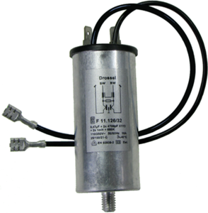 RFI Filter, 50 bis 60 Hz, 16 A, 110/250 VAC, 1 mH, Flachstecker 6,3 mm, F011-126/032